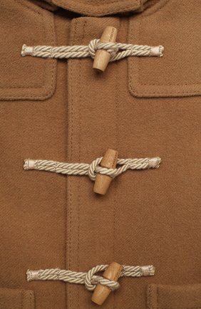 Детского шерстяное пальто BURBERRY бежевого цвета по цене 41500 руб., арт. 8033193 | Фото 3 Детского шерстяное пальто BURBERRY бежевого цвета, арт. 8033193 | Фото 3