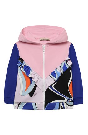 Детский хлопковая толстовка EMILIO PUCCI разноцветного цвета по цене 16850 руб., арт. 9N4070/NE020/2-4 | Фото 1 Детский хлопковая толстовка EMILIO PUCCI разноцветного цвета, арт. 9N4070/NE020/2-4 | Фото 1