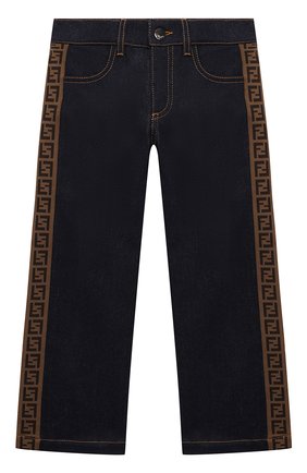 Детские джинсы FENDI синего цвета по цене 42850 руб., арт. JFF203/A6IQ/8A-12+ | Фото 1 Детские джинсы FENDI синего цвета, арт. JFF203/A6IQ/8A-12+ | Фото 1