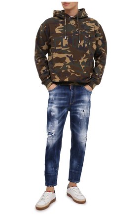 Мужские джинсы DSQUARED2 синего цвета по цене 52100 руб., арт. S74LB0741/S30342 | Фото 2 Мужские джинсы DSQUARED2 синего цвета, арт. S74LB0741/S30342 | Фото 2