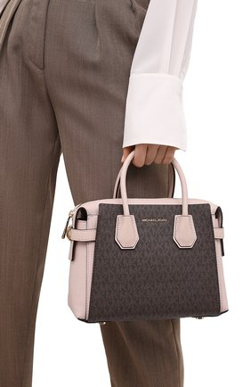 Женская сумка mercer MICHAEL MICHAEL KORS коричневого цвета по цене 31950 руб., арт. 30S9GM9S1B | Фото 2 Женская сумка mercer MICHAEL MICHAEL KORS коричневого цвета, арт. 30S9GM9S1B | Фото 2
