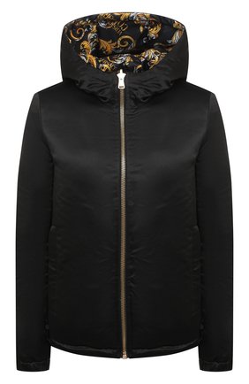 Женская пуховая куртка VERSACE JEANS COUTURE черного цвета по цене 65300 руб., арт. E5HZA959-ZDP409/25131 | Фото 1 Женская пуховая куртка VERSACE JEANS COUTURE черного цвета, арт. E5HZA959-ZDP409/25131 | Фото 1