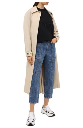 Женский хлопковый свитшот KENZO черного цвета по цене 32300 руб., арт. FA62SW9214XH | Фото 2 Женский хлопковый свитшот KENZO черного цвета, арт. FA62SW9214XH | Фото 2