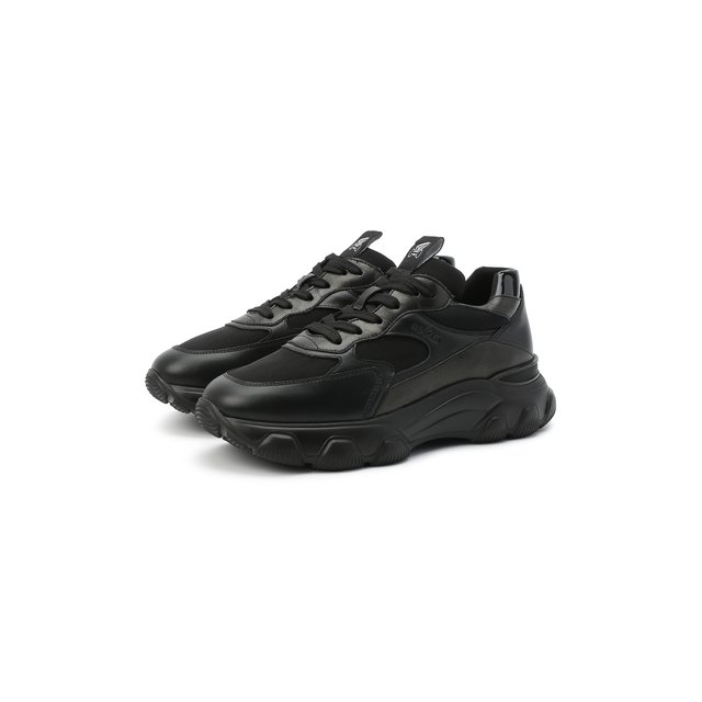 Комбинированные кроссовки H565 Hogan Чёрный HXW5400DG600NV 5523160