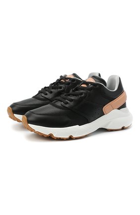 Женские кожаные кроссовки TOD’S черного цвета по цене 52050 руб., арт. XXW54C0DP700V7 | Фото 1 Женские кожаные кроссовки TOD’S черного цвета, арт. XXW54C0DP700V7 | Фото 1