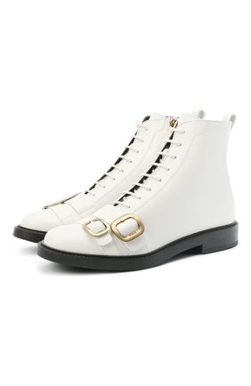 Женские кожаные ботинки TOD’S белого цвета по цене 54400 руб., арт. XXW59C0DL900G9 | Фото 1 Женские кожаные ботинки TOD’S белого цвета, арт. XXW59C0DL900G9 | Фото 1