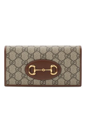 Женские кошелек horsebit 1955 на цепочке GUCCI коричневого цвета по цене 79200 руб., арт. 621892/92TCG | Фото 1 Женские кошелек horsebit 1955 на цепочке GUCCI коричневого цвета, арт. 621892/92TCG | Фото 1