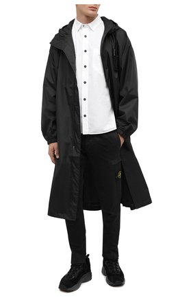 Мужская хлопковая рубашка STONE ISLAND белого цвета по цене 18050 руб., арт. 731512501 | Фото 2 Мужская хлопковая рубашка STONE ISLAND белого цвета, арт. 731512501 | Фото 2