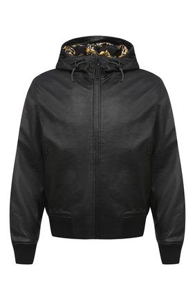 Мужской кожаный бомбер VERSACE JEANS COUTURE черного цвета по цене 95850 руб., арт. ECGZA9P7-Z UPP00/25017 | Фото 1 Мужской кожаный бомбер VERSACE JEANS COUTURE черного цвета, арт. ECGZA9P7-Z UPP00/25017 | Фото 1