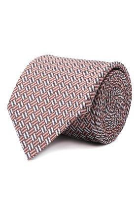 Мужской шелковый галстук ETON розового цвета, арт. A000 32613 | Фото 1 (Материал: Текстиль, Шелк; Принт: С принтом)