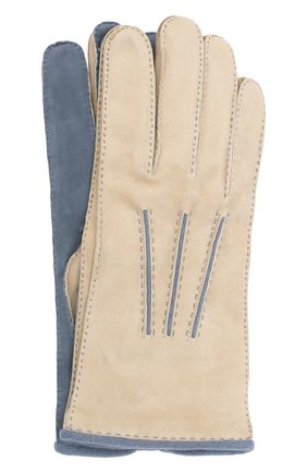 Мужские замшевые перчатки LORO PIANA белого цвета, арт. FAL4614 | Фото 1 (Мужское Кросс-КТ: Кожа и замша; Материал: Замша, Натуральная кожа; Региональные ограничения белый список (Axapta Mercury): RU)