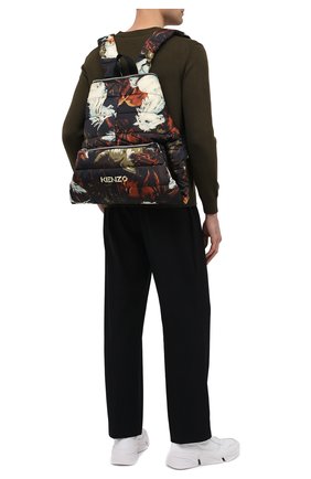 Мужской текстильный рюкзак kenzomania KENZO разноцветного цвета, арт. FA65SA003F23 | Фото 2 (Материал: Текстиль; Размер: large; Стили: Кэжуэл)