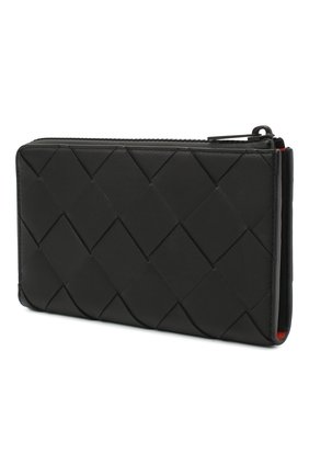 Мужской кожаный кошелек для монет BOTTEGA VENETA черного цвета по цене 52950 руб., арт. 639330/VCQT5 | Фото 2 Мужской кожаный кошелек для монет BOTTEGA VENETA черного цвета, арт. 639330/VCQT5 | Фото 2