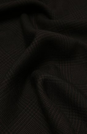 Мужской шерстяной шарф TOM FORD темно-коричневого цвета по цене 25150 руб., арт. 8TF135/2BL | Фото 2 Мужской шерстяной шарф TOM FORD темно-коричневого цвета, арт. 8TF135/2BL | Фото 2