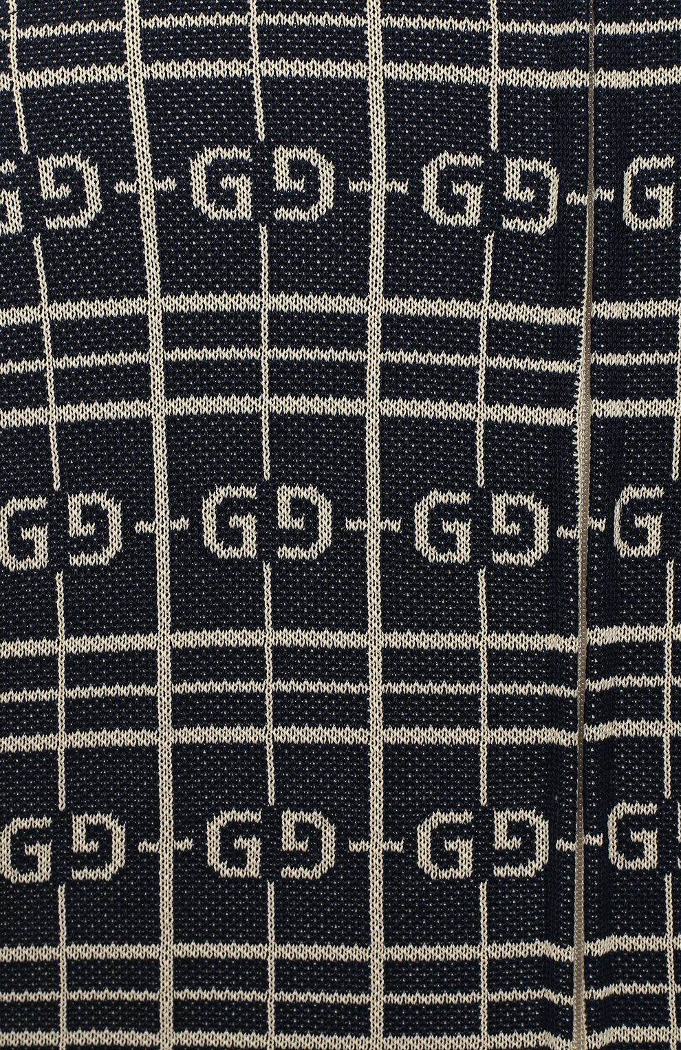 Детский хлопковый комбинезон GUCCI темно-синего цвета по цене 31800 руб., арт. 626308/XJCPK | Фото 3 Детский хлопковый комбинезон GUCCI темно-синего цвета, арт. 626308/XJCPK | Фото 3