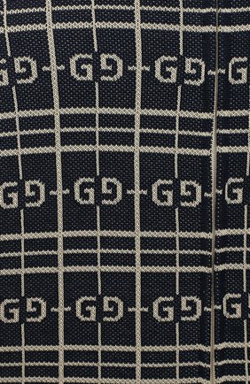 Детский хлопковый комбинезон GUCCI темно-синего цвета по цене 31800 руб., арт. 626308/XJCPK | Фото 3 Детский хлопковый комбинезон GUCCI темно-синего цвета, арт. 626308/XJCPK | Фото 3
