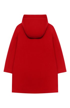 Детское шерстяное пальто DOLCE & GABBANA красного цвета по цене 65850 руб., арт. L53C11/G7WVA/2-6 | Фото 2 Детское шерстяное пальто DOLCE & GABBANA красного цвета, арт. L53C11/G7WVA/2-6 | Фото 2