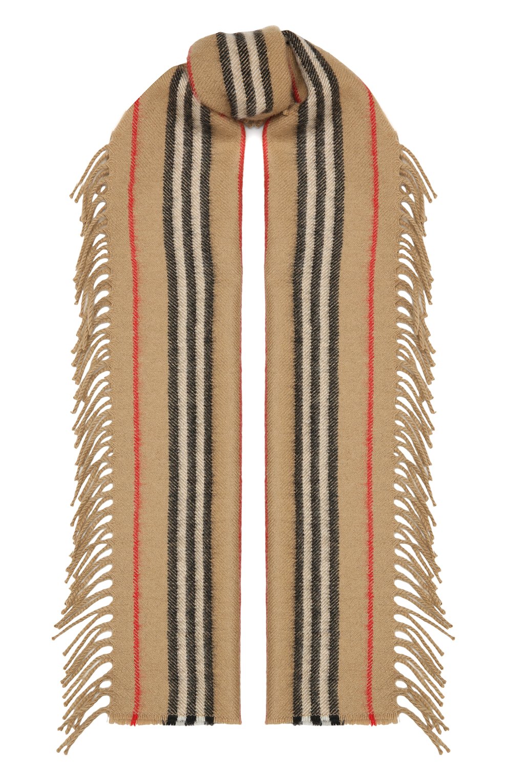 Детский кашемировый шарф BURBERRY бежевого цвета, арт. 8022776 | Фото 1 (Материал: Текстиль, Кашемир, Шерсть; Региональные ограничения белый список (Axapta Mercury): RU)