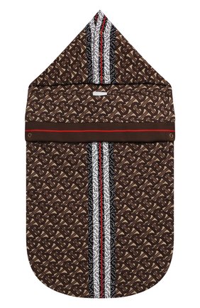 Детский хлопковый конверт BURBERRY коричневого цвета по цене 42250 руб., арт. 8030358 | Фото 1 Детский хлопковый конверт BURBERRY коричневого цвета, арт. 8030358 | Фото 1 (Материал: Текстиль, Хлопок; Региональные ограничения белый список (Axapta Mercury): RU)