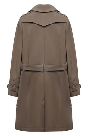 Детский хлопковый тренч BALMAIN хаки цвета по цене 66650 руб., арт. 6N2080/NC690/12-16 | Фото 2 Детский хлопковый тренч BALMAIN хаки цвета, арт. 6N2080/NC690/12-16 | Фото 2