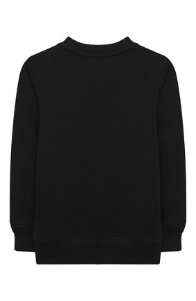 Детский хлопковый свитшот MOSCHINO KID черного цвета по цене 11000 руб., арт. HRF039/LDA16/4A-8A | Фото 2 Детский хлопковый свитшот MOSCHINO KID черного цвета, арт. HRF039/LDA16/4A-8A | Фото 2
