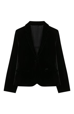 Детский жакет EMPORIO ARMANI черного цвета по цене 46300 руб., арт. 6H3G04/3N44Z | Фото 1 Детский жакет EMPORIO ARMANI черного цвета, арт. 6H3G04/3N44Z | Фото 1