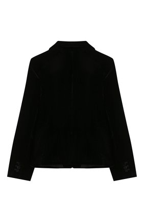 Детский жакет EMPORIO ARMANI черного цвета по цене 46300 руб., арт. 6H3G04/3N44Z | Фото 2 Детский жакет EMPORIO ARMANI черного цвета, арт. 6H3G04/3N44Z | Фото 2