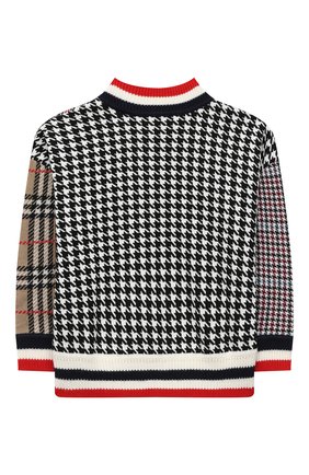 Детский шерстяной пуловер BURBERRY разноцветного цвета по цене 26850 руб., арт. 8032677 | Фото 2 Детский шерстяной пуловер BURBERRY разноцветного цвета, арт. 8032677 | Фото 2