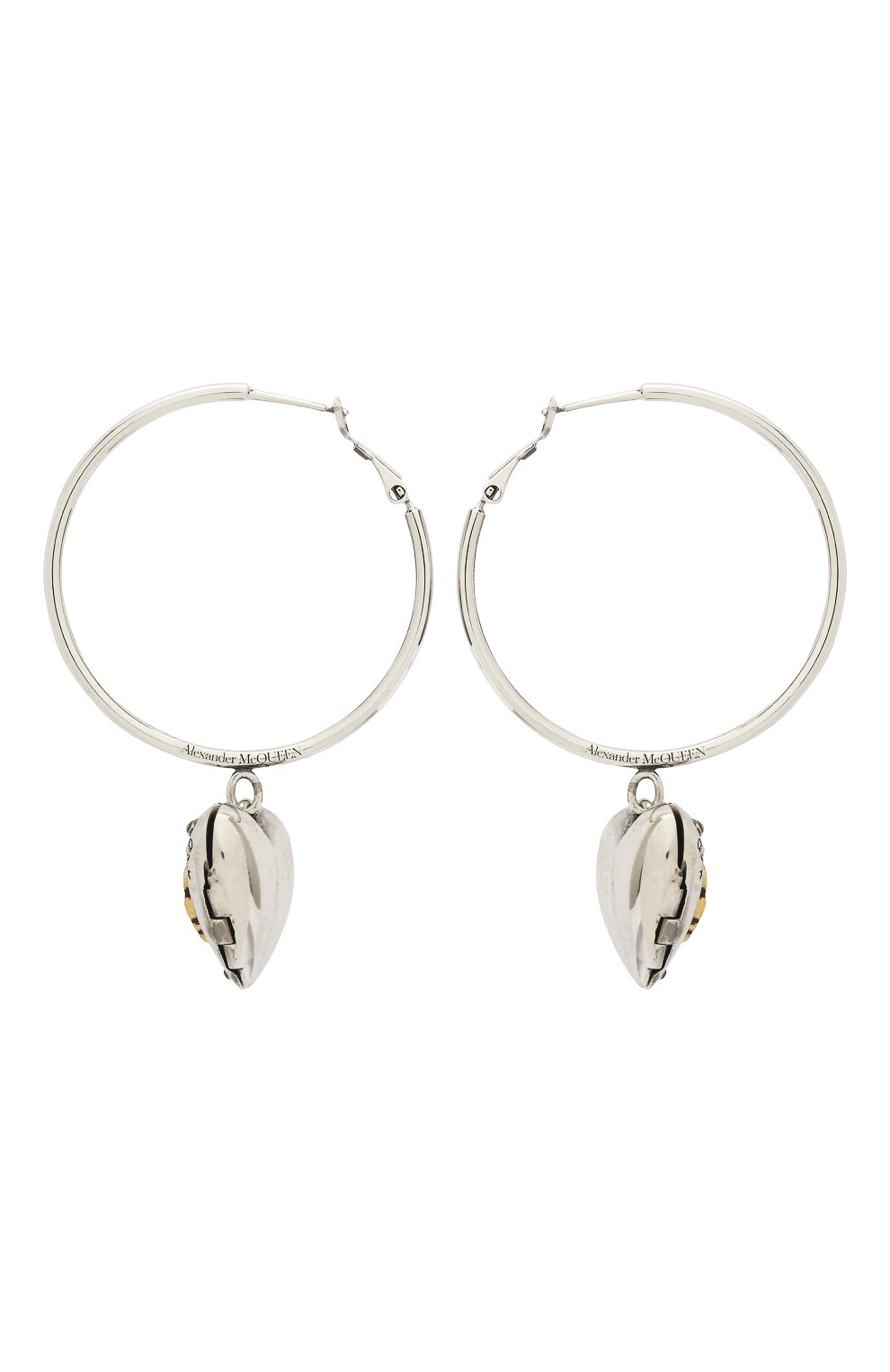 Женские серьги ALEXANDER MCQUEEN серебряного цвета, арт. 640266/J160Z | Фото 1