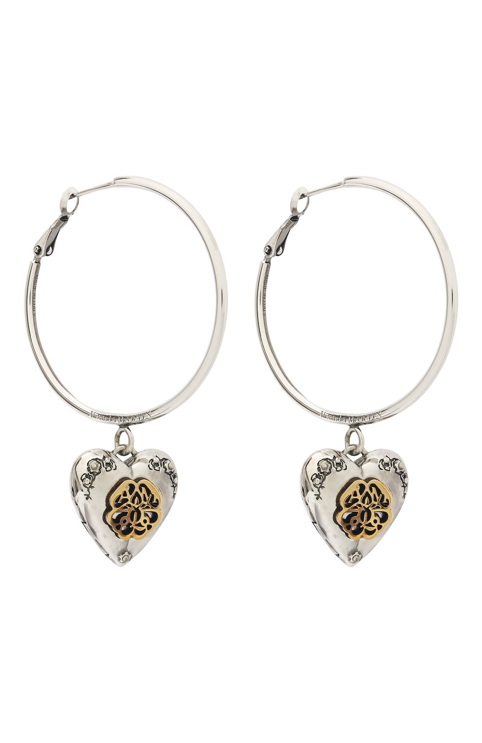 Женские серьги ALEXANDER MCQUEEN серебряного цвета по цене 62100 руб., арт. 640266/J160Z | Фото 3 Женские серьги ALEXANDER MCQUEEN серебряного цвета, арт. 640266/J160Z | Фото 3