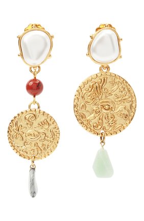 Женские клипсы OSCAR DE LA RENTA золотого цвета по цене 42150 руб., арт. P20J110G0L | Фото 1 Женские клипсы OSCAR DE LA RENTA золотого цвета, арт. P20J110G0L | Фото 1