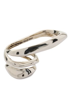 Женское кольцо ALEXANDER MCQUEEN серого цвета по цене 33450 руб., арт. 640937/J160Y | Фото 1 Женское кольцо ALEXANDER MCQUEEN серого цвета, арт. 640937/J160Y | Фото 1