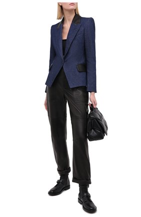 Женский хлопковый жакет TOM FORD синего цвета по цене 314500 руб., арт. GID046-DEX106 | Фото 2 Женский хлопковый жакет TOM FORD синего цвета, арт. GID046-DEX106 | Фото 2