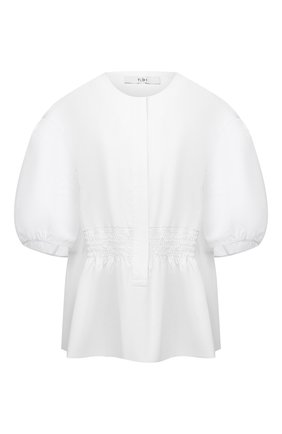 Женская хлопковая блузка TIBI белого цвета по цене 34650 руб., арт. P220EC7540 | Фото 1 Женская хлопковая блузка TIBI белого цвета, арт. P220EC7540 | Фото 1
