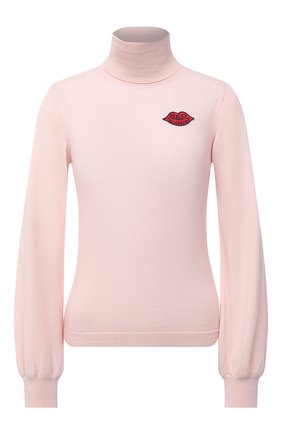 Женская шерстяная водолазка REDVALENTINO светло-розового цвета по цене 36800 руб., арт. UR0KC03Y/5FT | Фото 1 Женская шерстяная водолазка REDVALENTINO светло-розового цвета, арт. UR0KC03Y/5FT | Фото 1 (Длина (для топов): Стандартные; Материал внешний: Шерсть; Рукава: Длинные; Стили: Романтичный; Женское Кросс-КТ: Водолазка-одежда)
