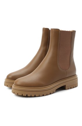 Женские кожаные ботинки GIANVITO ROSSI бежевого цвета по цене 89950 руб., арт. G73465.20G0M.CLYCMCM | Фото 1 Женские кожаные ботинки GIANVITO ROSSI бежевого цвета, арт. G73465.20G0M.CLYCMCM | Фото 1