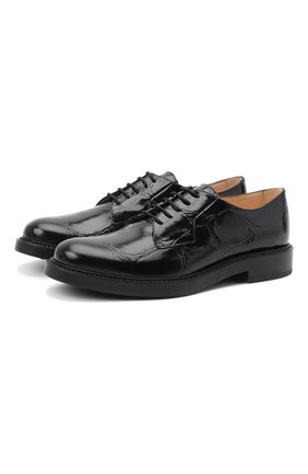 Женская кожаные дерби TOD’S черного цвета по цене 35950 руб., арт. XXW59C0DD20XLX | Фото 1 Женская кожаные дерби TOD’S черного цвета, арт. XXW59C0DD20XLX | Фото 1