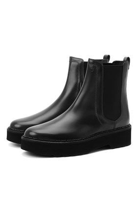 Женские кожаные ботинки TOD’S черного цвета по цене 63050 руб., арт. XXW80C0DR710G9 | Фото 1 Женские кожаные ботинки TOD’S черного цвета, арт. XXW80C0DR710G9 | Фото 1