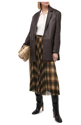 Женская плиссированная юбка DRIES VAN NOTEN желтого цвета по цене 109500 руб., арт. 202-10830-1228 | Фото 2 Женская плиссированная юбка DRIES VAN NOTEN желтого цвета, арт. 202-10830-1228 | Фото 2