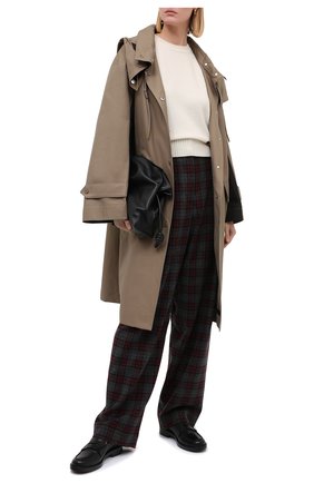 Женские шерстяные брюки DRIES VAN NOTEN бордового цвета по цене 59950 руб., арт. 202-10953-1040 | Фото 2 Женские шерстяные брюки DRIES VAN NOTEN бордового цвета, арт. 202-10953-1040 | Фото 2