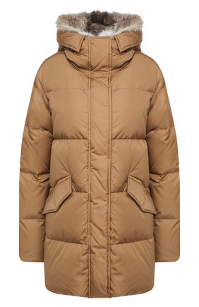Женский пуховик LEMPELIUS коричневого цвета по цене 79950 руб., арт. 3000/275RS25 | Фото 1 Женский пуховик LEMPELIUS коричневого цвета, арт. 3000/275RS25 | Фото 1