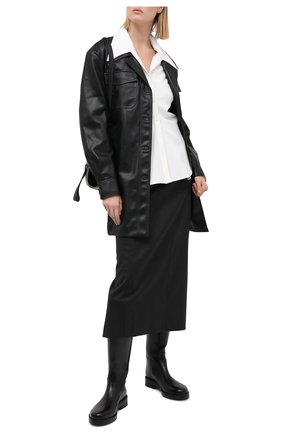 Женская юбка LOW CLASSIC серого цвета по цене 29950 руб., арт. L0W20FW_SK03GR | Фото 2 Женская юбка LOW CLASSIC серого цвета, арт. L0W20FW_SK03GR | Фото 2