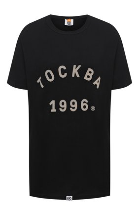 Женская хлопковая футболка TOSKVA черного цвета по цене 9800 руб., арт. BASE t-shirt-MENTS.U000-W21-T2S-900-300 | Фото 1 Женская хлопковая футболка TOSKVA черного цвета, арт. BASE t-shirt-MENTS.U000-W21-T2S-900-300 | Фото 1