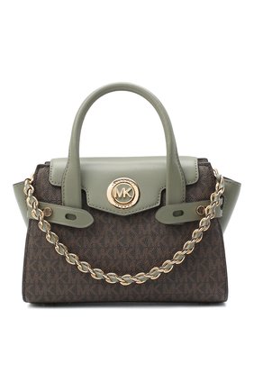 Женская сумка carmen small MICHAEL MICHAEL KORS хаки цвета по цене 31950 руб., арт. 30T0GNMM0B | Фото 1 Женская сумка carmen small MICHAEL MICHAEL KORS хаки цвета, арт. 30T0GNMM0B | Фото 1
