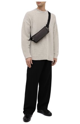 Мужская кожаная поясная сумка RICK OWENS черного цвета по цене 73650 руб., арт. RA20F0640/LCW | Фото 2 Мужская кожаная поясная сумка RICK OWENS черного цвета, арт. RA20F0640/LCW | Фото 2