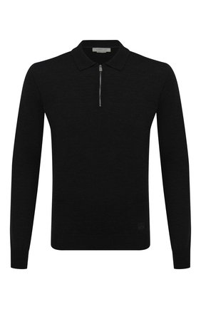 Мужское шерстяное поло CORNELIANI черного цвета по цене 32700 руб., арт. 00M50F-0025100/00 | Фото 1 Мужское шерстяное поло CORNELIANI черного цвета, арт. 00M50F-0025100/00 | Фото 1 (Материал внешний: Шерсть; Длина (для топов): Стандартные; Рукава: Длинные; Застежка: Молния; Стили: Кэжуэл, Классический; Кросс-КТ: Трикотаж)