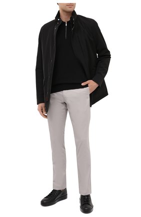 Мужское шерстяное поло CORNELIANI черного цвета по цене 32700 руб., арт. 00M50F-0025100/00 | Фото 2 Мужское шерстяное поло CORNELIANI черного цвета, арт. 00M50F-0025100/00 | Фото 2 (Материал внешний: Шерсть; Длина (для топов): Стандартные; Рукава: Длинные; Застежка: Молния; Стили: Кэжуэл, Классический; Кросс-КТ: Трикотаж)