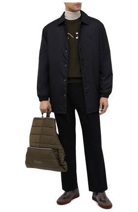 Мужской текстильный рюкзак kenzomania KENZO хаки цвета по цене 33150 руб., арт. FA65SA003F08 | Фото 2 Мужской текстильный рюкзак kenzomania KENZO хаки цвета, арт. FA65SA003F08 | Фото 2