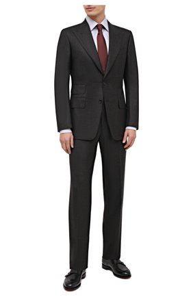 Мужской шерстяной костюм TOM FORD темно-коричневого цвета по цене 372500 руб., арт. 822R31/21AL43 | Фото 1 Мужской шерстяной костюм TOM FORD темно-коричневого цвета, арт. 822R31/21AL43 | Фото 1
