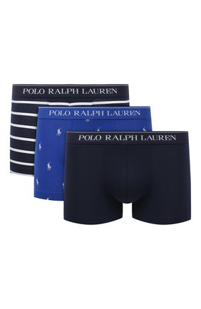 Мужские комплект из трех боксеров POLO RALPH LAUREN темно-синего цвета по цене 4595 руб., арт. 714662050/072 | Фото 1 Мужские комплект из трех боксеров POLO RALPH LAUREN темно-синего цвета, арт. 714662050/072 | Фото 1